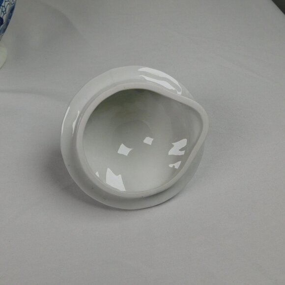 Johnson Brothers Lotus Blue Fine China Floral Swirl Rim Teapot Lid Vintage 1979 - Picture 6 of 12